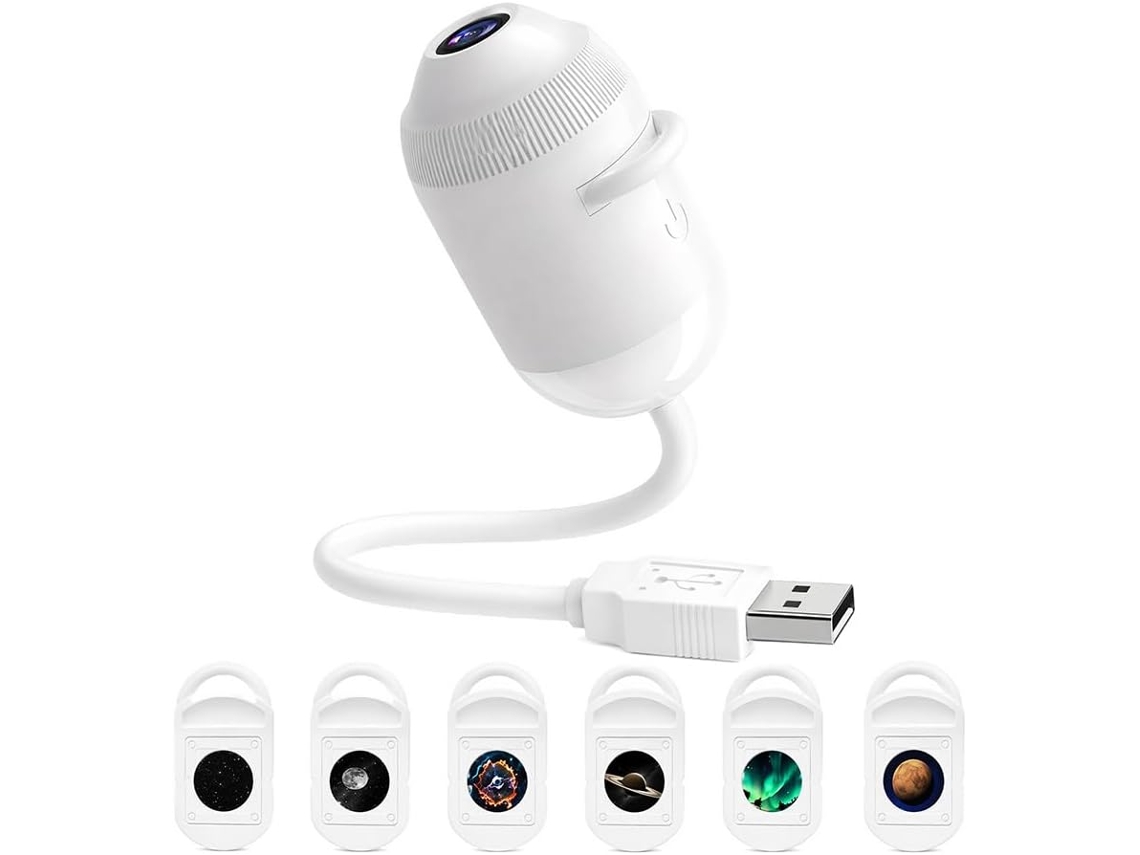 Projetor Noturno Galaxy, Novo Holográfico 5d Inteligente Hd 2026 Com