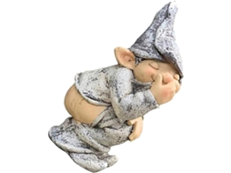 Estatueta Gnomo Resina Prova Decoração Jardim Exterior Natal Escritório Peça À D Água Casa GOKOCO