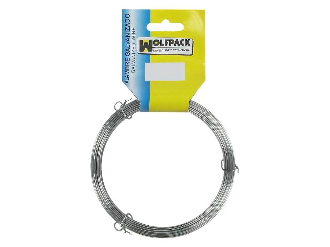 Arame Galvanizado (Rolo 500 Gramas) Nº 4/0.9 mm WOLFPACK LINEA PROFESIONAL