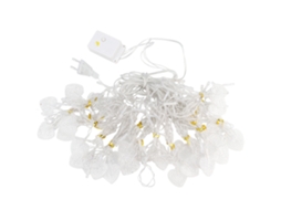 Rebe-cortina De Luzes Led Em Forma De Coração Impermeável Para Decoração De Natal Interior