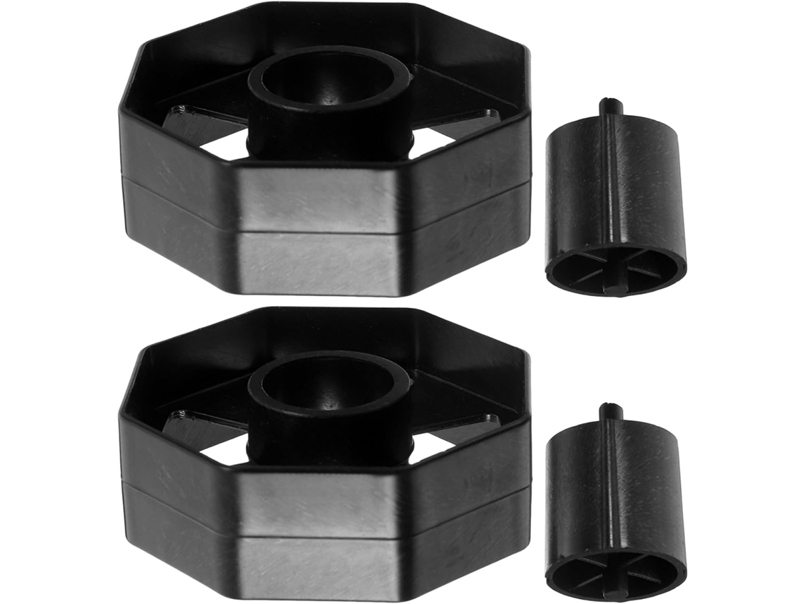 Conjunto genérico de 2 dispensadores de adesivo Fita, dispensadores suaves e antiderrapantes, plástico branco para mesa e escritório.
