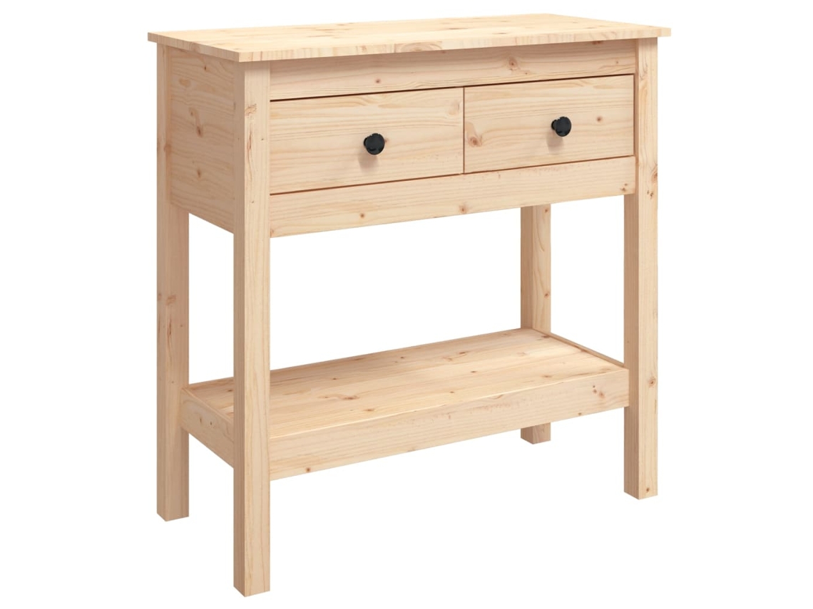 Mesa Console 75x35x75 Cm Madeira de Pinho Maciço MAISON EXCLUSIVE