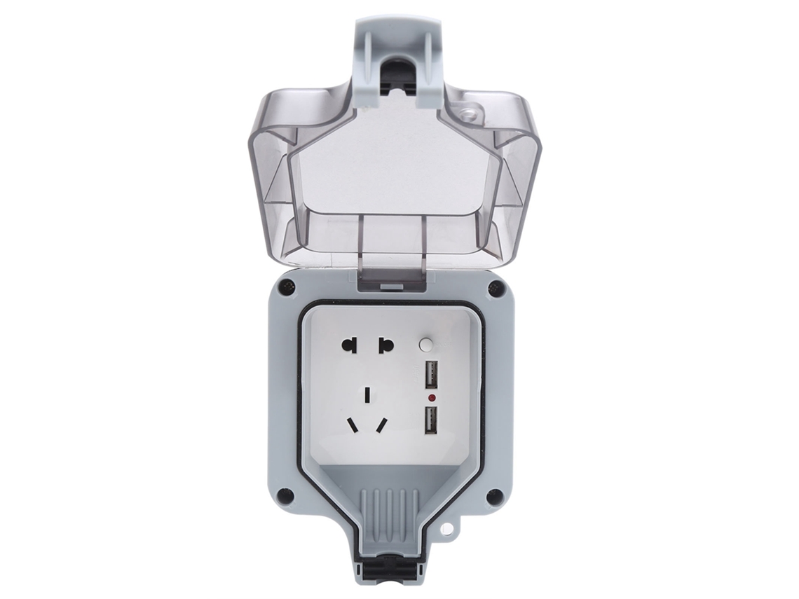 Tomada Externa À Prova D'água, Tomada De Parede Resistente À Chuva, Componente Industrial Ac110 250v