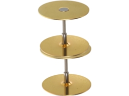 Placas De Aço Inoxidável Para Vedação Orifícios Portas Segurança, 67mm, Cor Dourada, 2 Peças Preenchimento De Orifícios