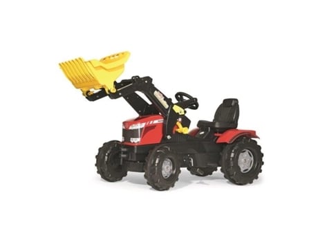 Trator MF 8650 ROLLYTOYS Trac com Pá Carregadora