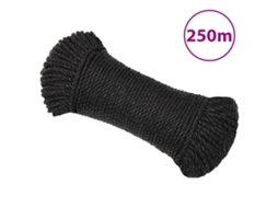 Rope, Ropes Vidaxl Preto Polipropileno (n/a)