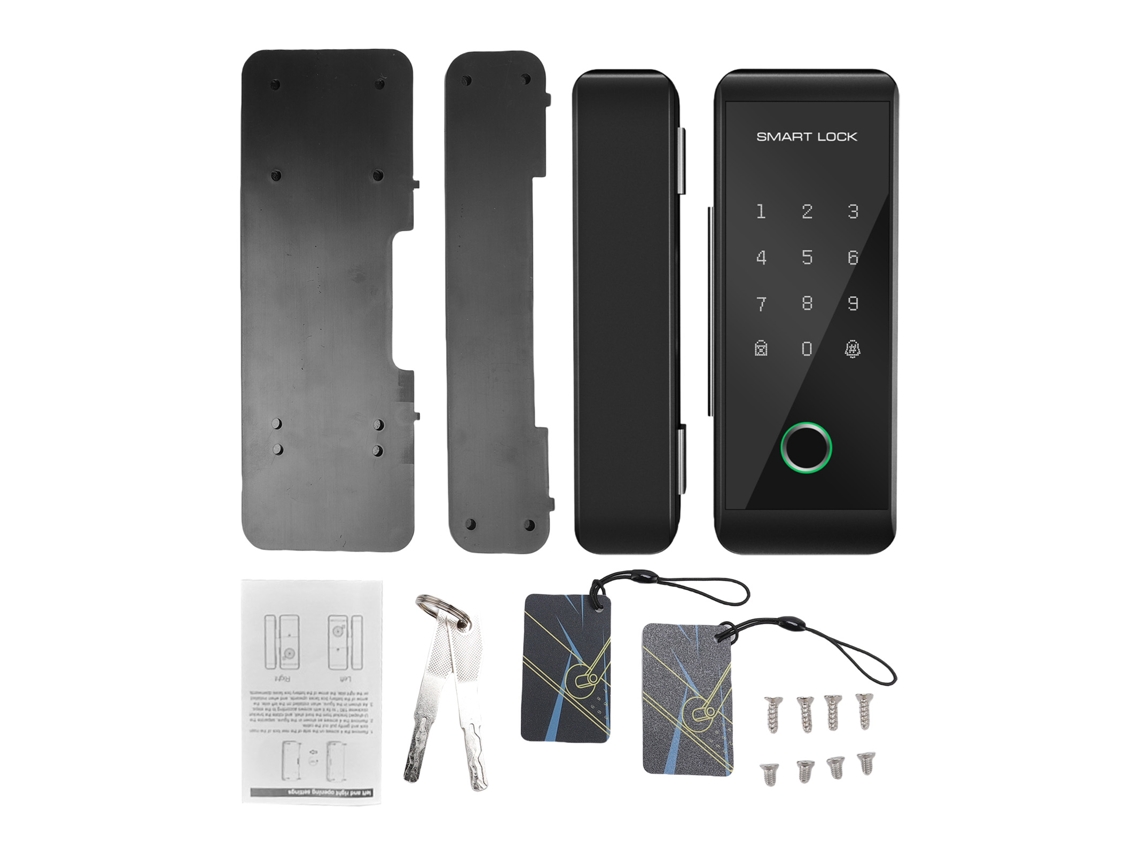 Fechadura Push-pull Com Impressão Digital E Wi-fi, Compatível Com O App Ty Para Controle Inteligente E Desbloqueio Sem Chave Conveniente.