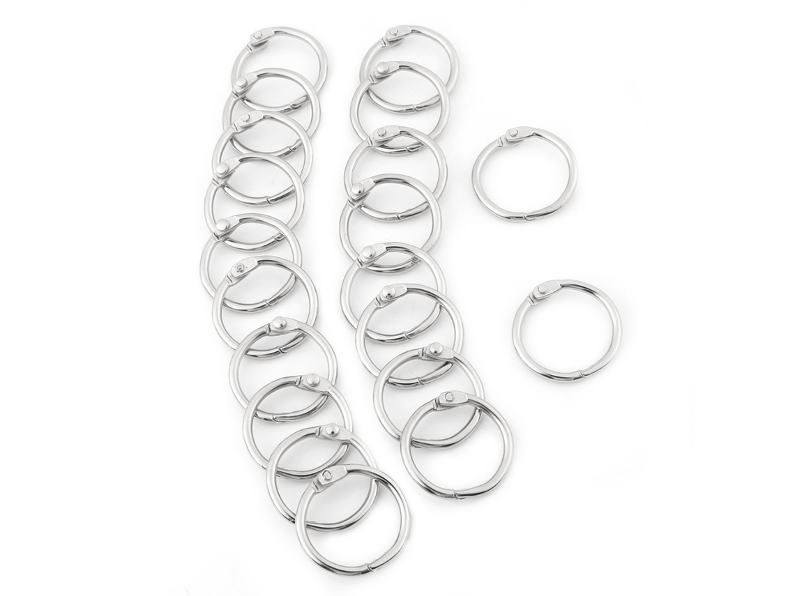 Anéis de Chave 38mm com Fecho Metálico
