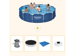 Bestway Piscina Bestway Steel Pro Redonda - 396x84 Cm - 5-peças S248