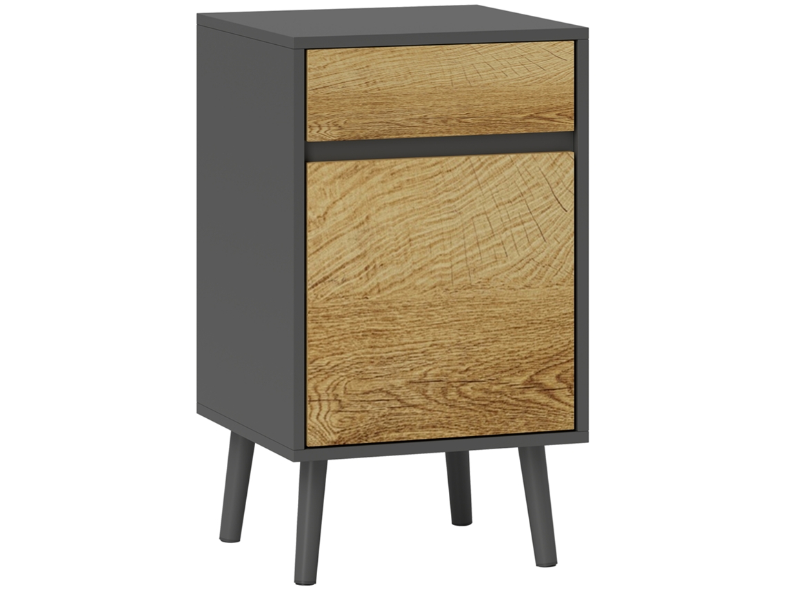 Cômoda com 3 Gavetas, MDF Branco, Quarto, Escritório, Sala, 70x37x75 cm S/MARCA