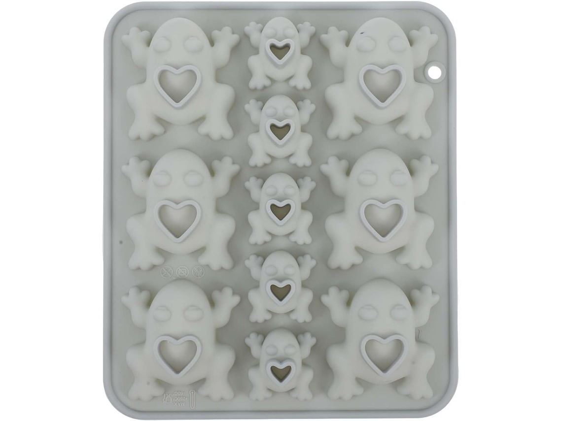 Molde De Silicone Flexível 3d Em Formato De Sapo Para Decoração De Bolos E Chocolates, Fácil De Usar.