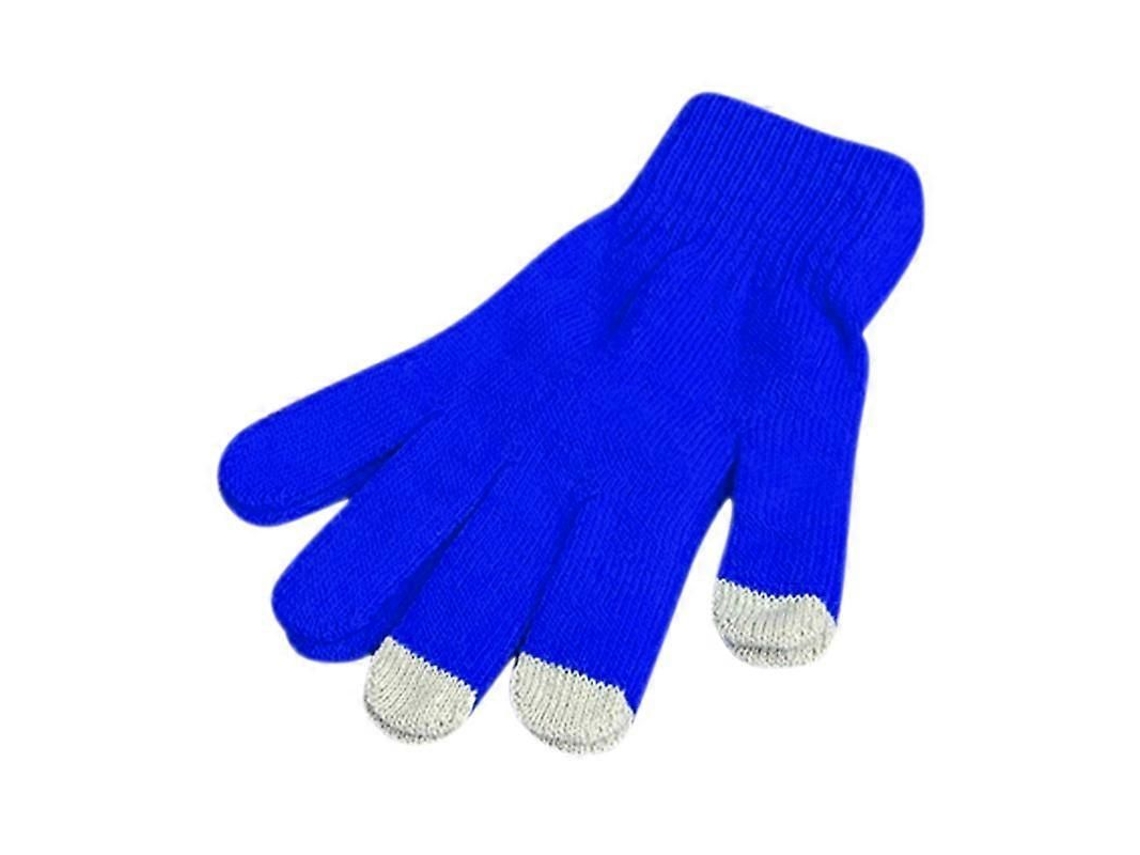Luvas de Inverno Unissex para Tela Tática Mitten de Punto Quente Azul Oscuro