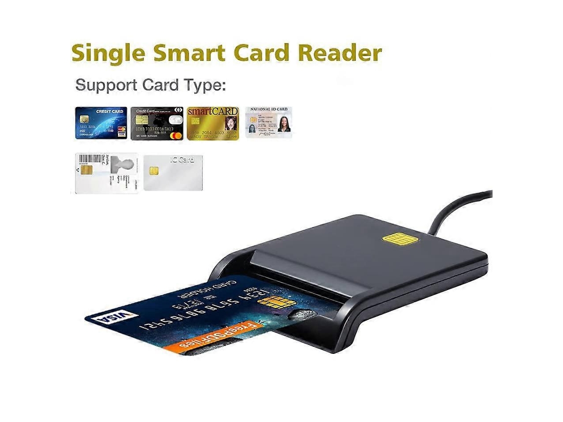 Leitor De Smart Card Usb Dnie Atm Cac Ic Id Sim Para Windows E Linux Aquaforge
