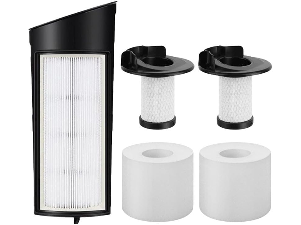 Kit De Filtros Para Aspirador Pó Sem Fio Shark Icz362h E Vertex Com 1