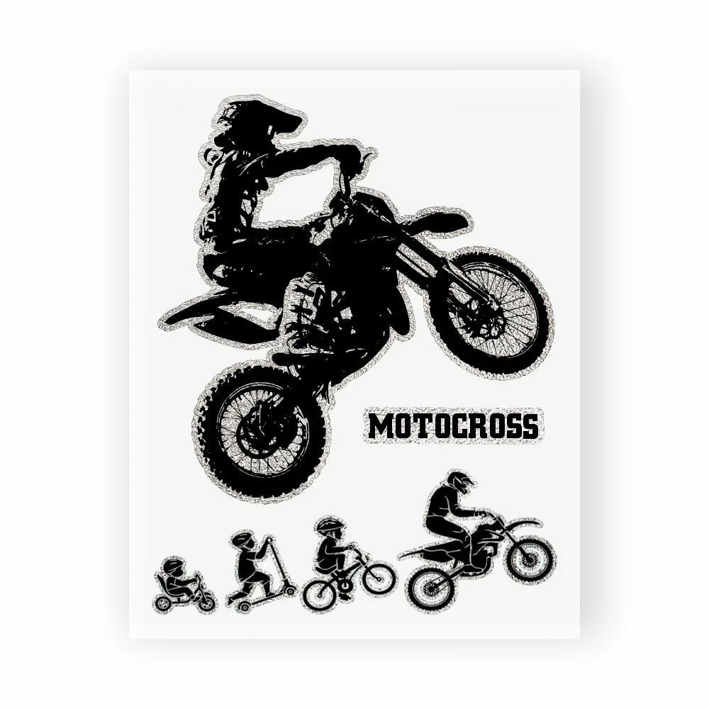 Adesivos Evolution Biker Cross 10 x 12 cm 4R QUATTROERRE.IT