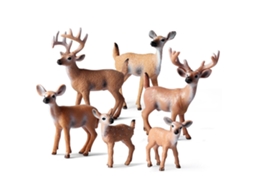 Laxiscreed Ornamentos De Natal Com 6 Cérvidos Laváveis Para Decoração De Festas E Bolos