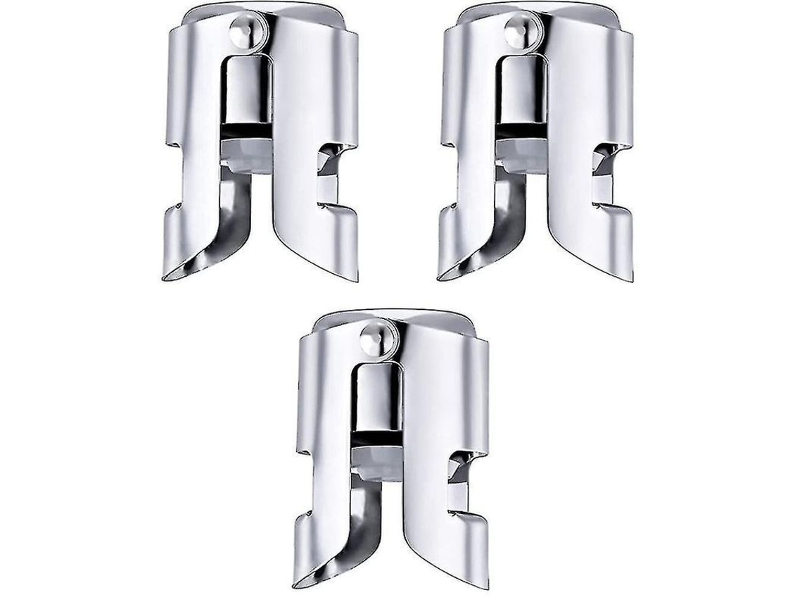 Parafuso de Champanhe Nova Line inox, preservador de espumantes