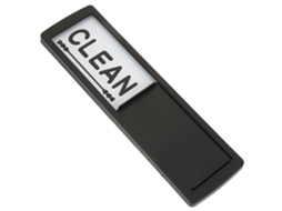 Rebe íman Limpio/sucio para Lavavajillas Indicador de Estado de Platos Accesorio de Cocina Duradero 17x5cm Negro