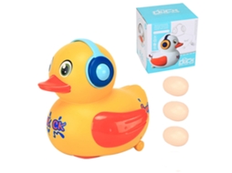 Mali brinquedo Elétrico Galinha/pato Que Bota Ovos com Luzes Som Música para Crianças