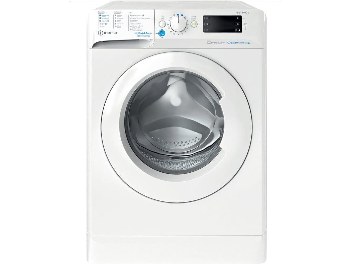 Máquina de Lavar Roupa INDESIT BWE 81496X (Outlet Grade A - 8 kg - 1400 rpm - Branco)