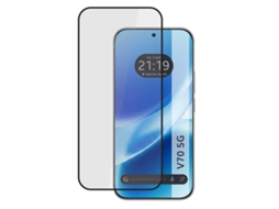 Película Tumundosmartphone Protetora De Ecrã De Vidro Temperado 5d Com Cola Total Para Vivo V70 5g
