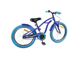 Vidaxl Bicicleta Infantil 20 Polegadas Para 6-11 Anos Azul Escuro