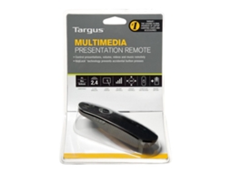 Apresentador TARGUS Multimedia Presentation Remote Preto Wireless (Com Laser) — PC, Netbook e Mac