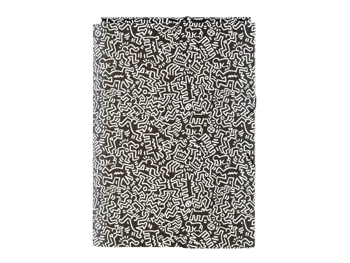Pasta Premium Keith Haring Com Abas 86682
