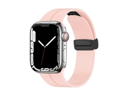 Pulseira para Apple Watch 38/40/41Mm Sport com Fecho Magnético Rosa