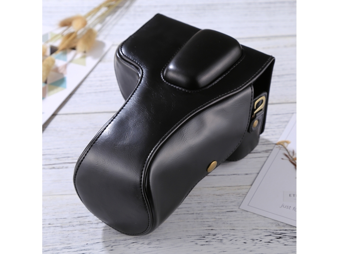 Capa De Couro Pu Para Câmera De Corpo Inteiro Para Nikon D5300 / D5200 / D5100 Brilvibera