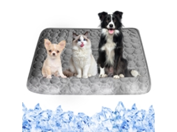 Tapete Refrescante, para Cães, Autorefrescante, Uso no Verão, Cinza AQUAFORGE