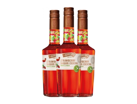 Licores DE KUYPER Strawberry Daiquiri Cocktail Garrafa Medium (0.5 L - 3 Unidades)