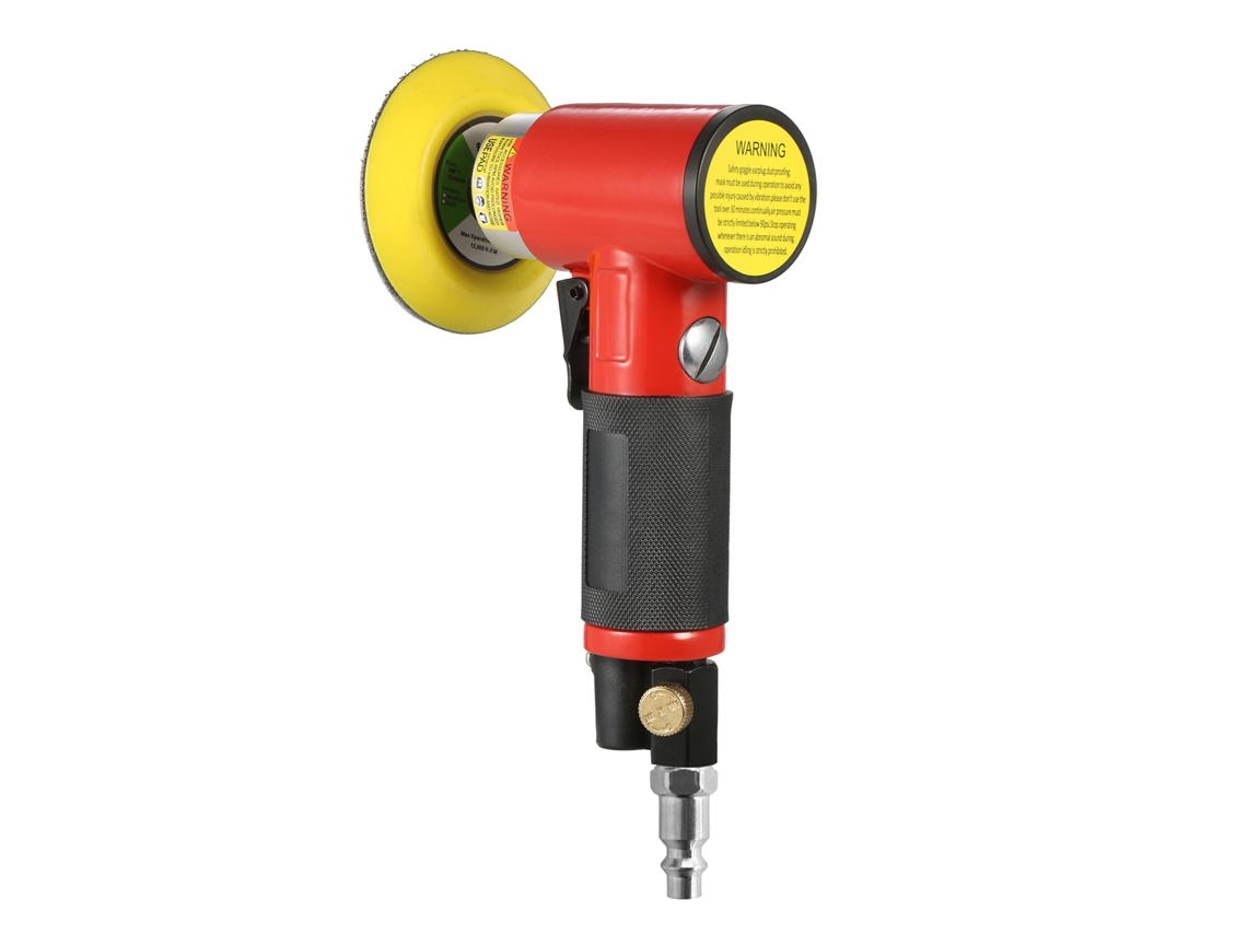 Lixadeira Orbital Pneumática 1/2/3 Polegadas com 15 Lixas para Automotiva e Carpintaria S/MARCA
