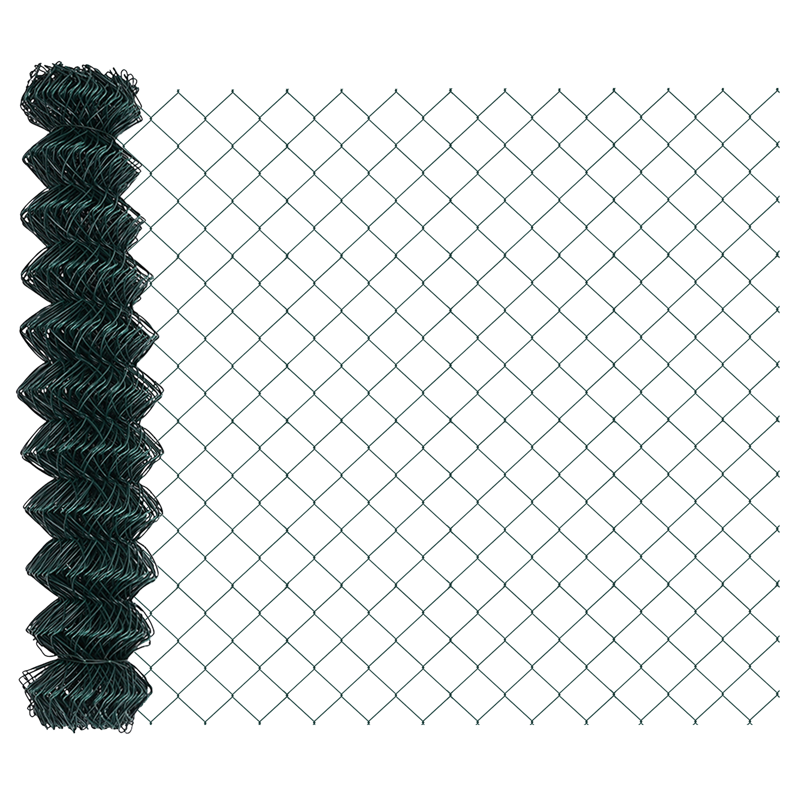 Conjunto 1 Cerca De Cadeia Vidaxl Verde Ferro (10 X 1 M)