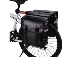 Bolsas Duplas Para Bicicleta Bolsas Impermeáveis Para Bicicleta Na Parte Traseira Com Capa De Chuva E Faixa Refletiva Slowmoose