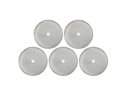 Conjunto Prático De 5 Filtros Aço Inoxidável Para Prensa Francesa, 350ml/800ml/