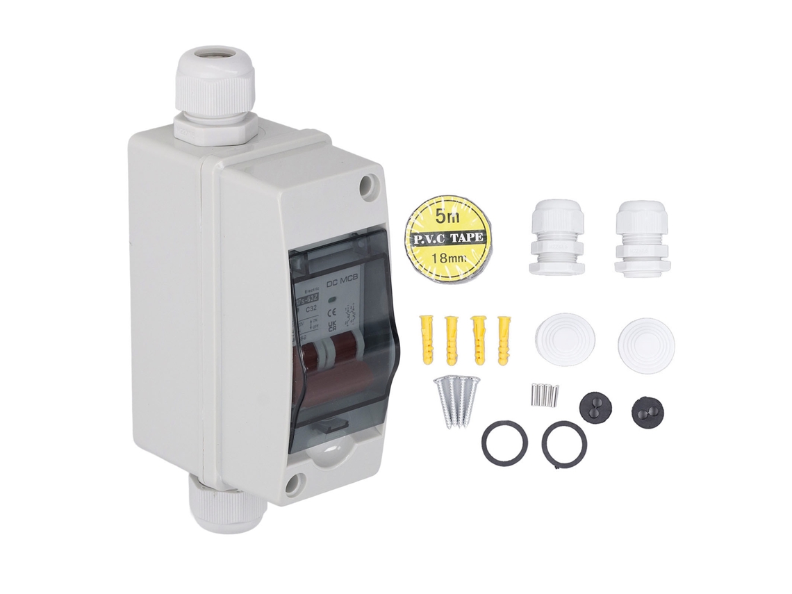 Disjuntor de Circuito Veloriskku 2p 1000v 32a Ip65 para Caravana