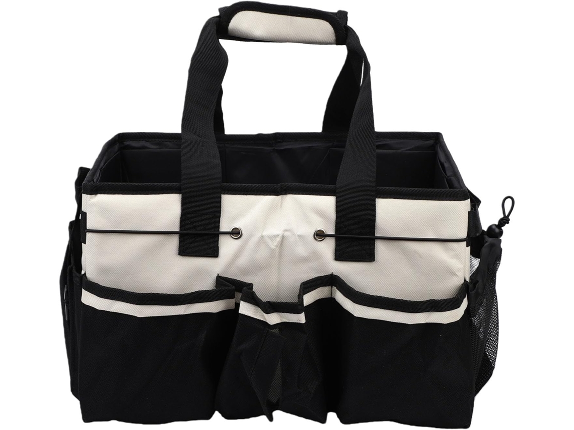 Bolsa Organizadora Grande Para Produtos De Limpeza, Com Divisórias Removíveis E Alça Ajustável, Ideal Para Uso Doméstico