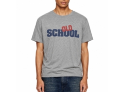 Rockinstone Old School Movie Logo Heather Graphite Adult T-shirt Size:xl