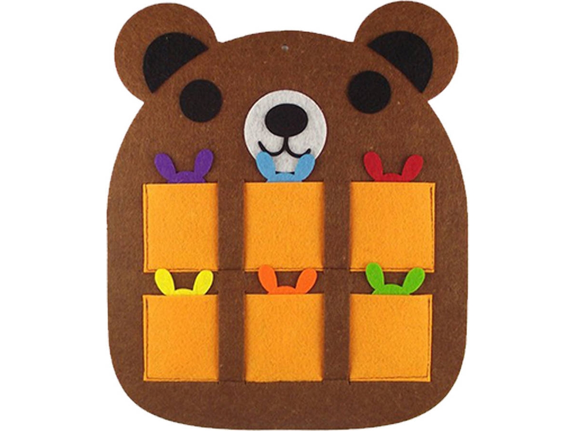 Bolsa de Feltro Urso HEAN Castanho
