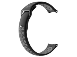 Pulseira De Silicone Com Fivela Reversa Para Xiaomi Haylou Solar / Ls05 (rosa + Verde-azulado)