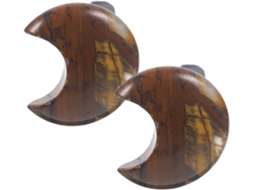 Conjunto de 2 clipes decorativos de cristal natural para ventilação interna de carros.