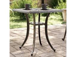 Vidaxl Mesa De Jardim 53x53x53 Cm Alumínio Fundido Bronze