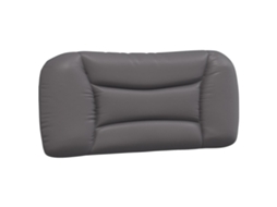 Conjunto 1 Almofadão De Cabeceira Vidaxl Cinzeto Couro Sintético (92 X 15 X 48 Cm)