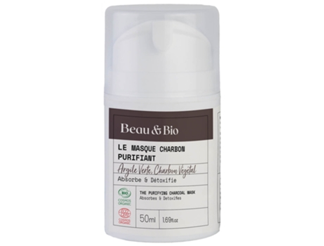 BEAU & BIO Máscara Purificante de Carvão 50 Ml