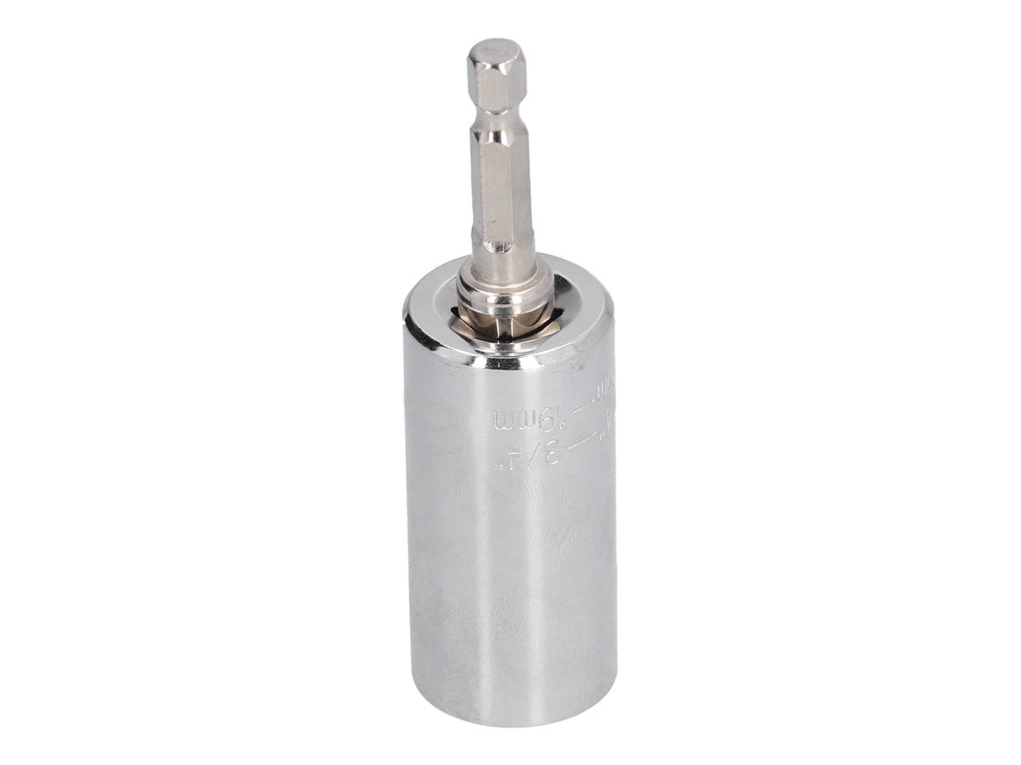 Ferramenta De Soquete Universal 1/4-3/4 Polegada Com Adaptador De Furadeira Elétrica De Cabo Hexagonal 1/4 Polegada Multifuncional