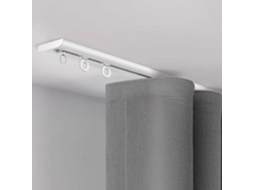 Trilho De Cortina De Teto De Alumínio Para Divisória De Ambientes, Com 1m, 2m, 3m, 4m, 5m E 6m