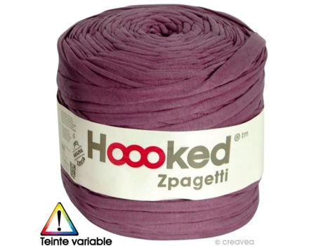 Zpagetti Hoooked DMC - Purple Jersey Ball 2 - Fio Zpagetti (também chamado de trapilho) 120 metros, para crochê e tricô - Cor