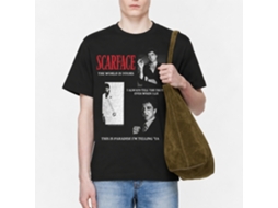 Rockinstone Scarface Movie Collage Black Adult Shirt Size:xl