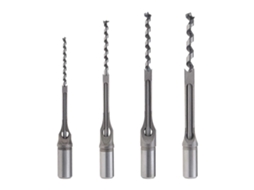 Kit de 4 Brocas de Buracos Quadrados para Carpintaria, Tamanhos 6.4mm/8mm/9.5mm/12.7mm, Ferramenta para Construção e Decoração